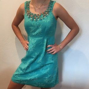 Turquoise dress